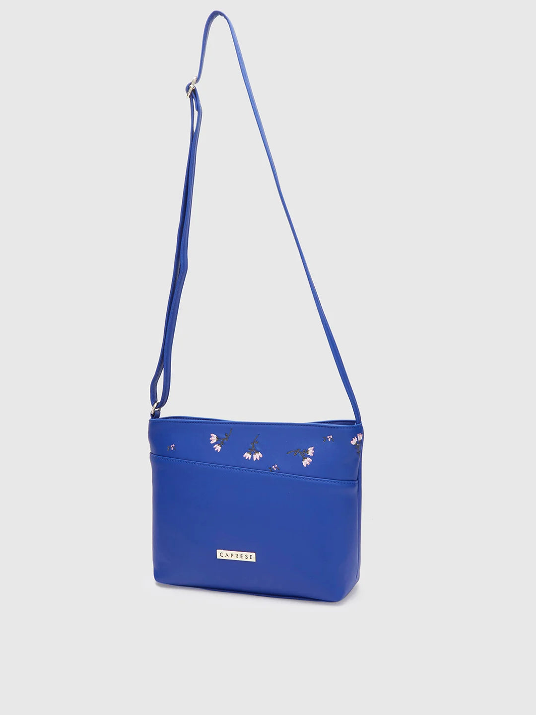 Buy Caprese Adah Large Blue Sling Bag @ 599 | Caprese Bags