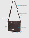 Caprese Adah Sling Large Chocolate Brown