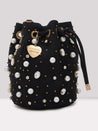 Caprese Camille Draw String Sling Small Black