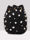 Caprese Camille Draw String Sling Small Black