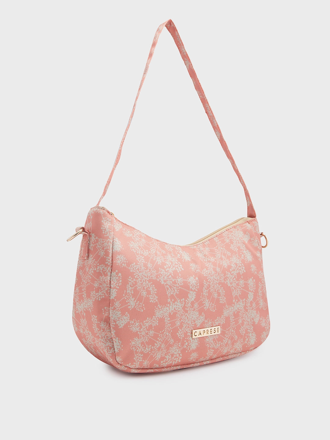 Buy Caprese Chrysan Medium Coral Sling Bag @ 1019 | Caprese Bags
