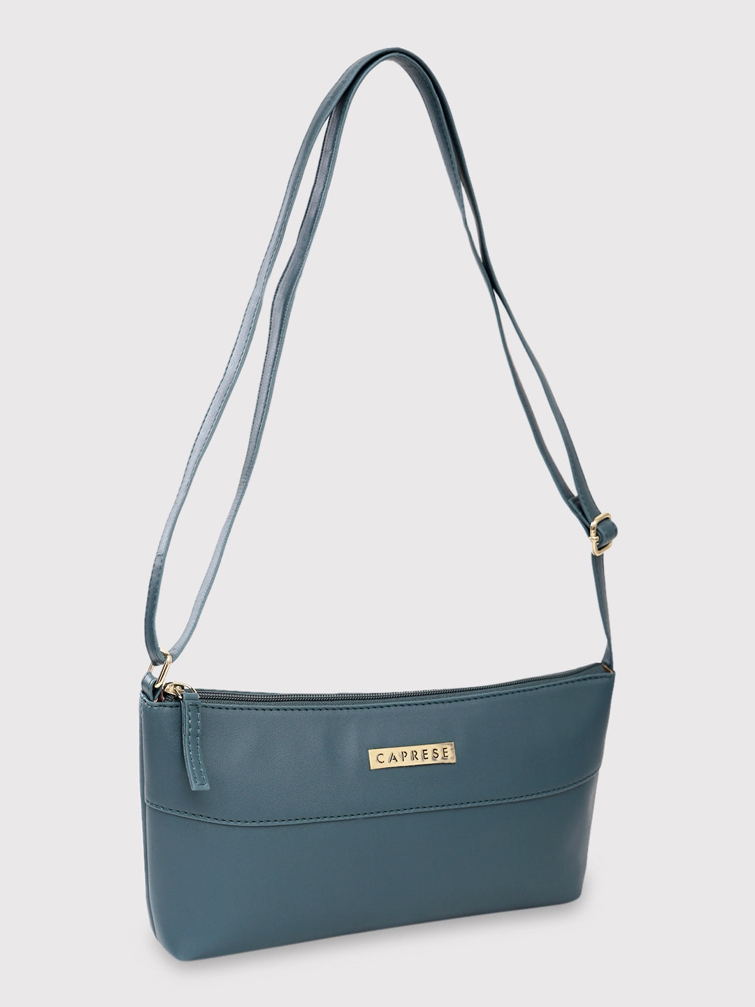 Buy Caprese Clairice Small Teal Sling Caprese Bags