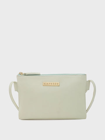 Caprese Clairice Medium Pastel Green Sling Bag
