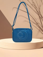 Caprese Dora Medium Teal Sling Bag