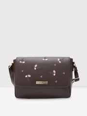 Caprese Dara Large Brown Sling Bag