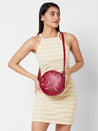 Caprese Dara Sling Medium Maroon
