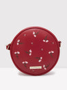 Caprese Dara Sling Medium Maroon