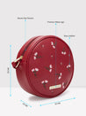 Caprese Dara Sling Medium Maroon