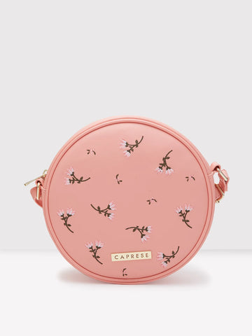 Caprese Dara Medium Pink Sling Bag