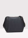 Caprese Holden Small Sling Solid Faux Leather For Women Black