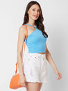Caprese Holden Small Sling Solid Faux Leather For Women Orange