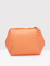 Caprese Holden Small Sling Solid Faux Leather For Women Orange