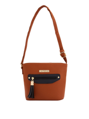 Caprese Jane Medium Hb Tan Sling Bag