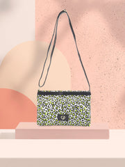 Caprese Karel Large Lime Green Sling Bag