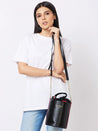 Caprese Lizzy Drawstring Sling Medium Black