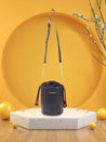Caprese Lizzy Drawstring Sling Medium Black