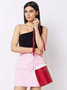 Caprese Lizzy Drawstring Sling Medium Red