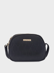 Caprese Linz Medium Black Sling Bag