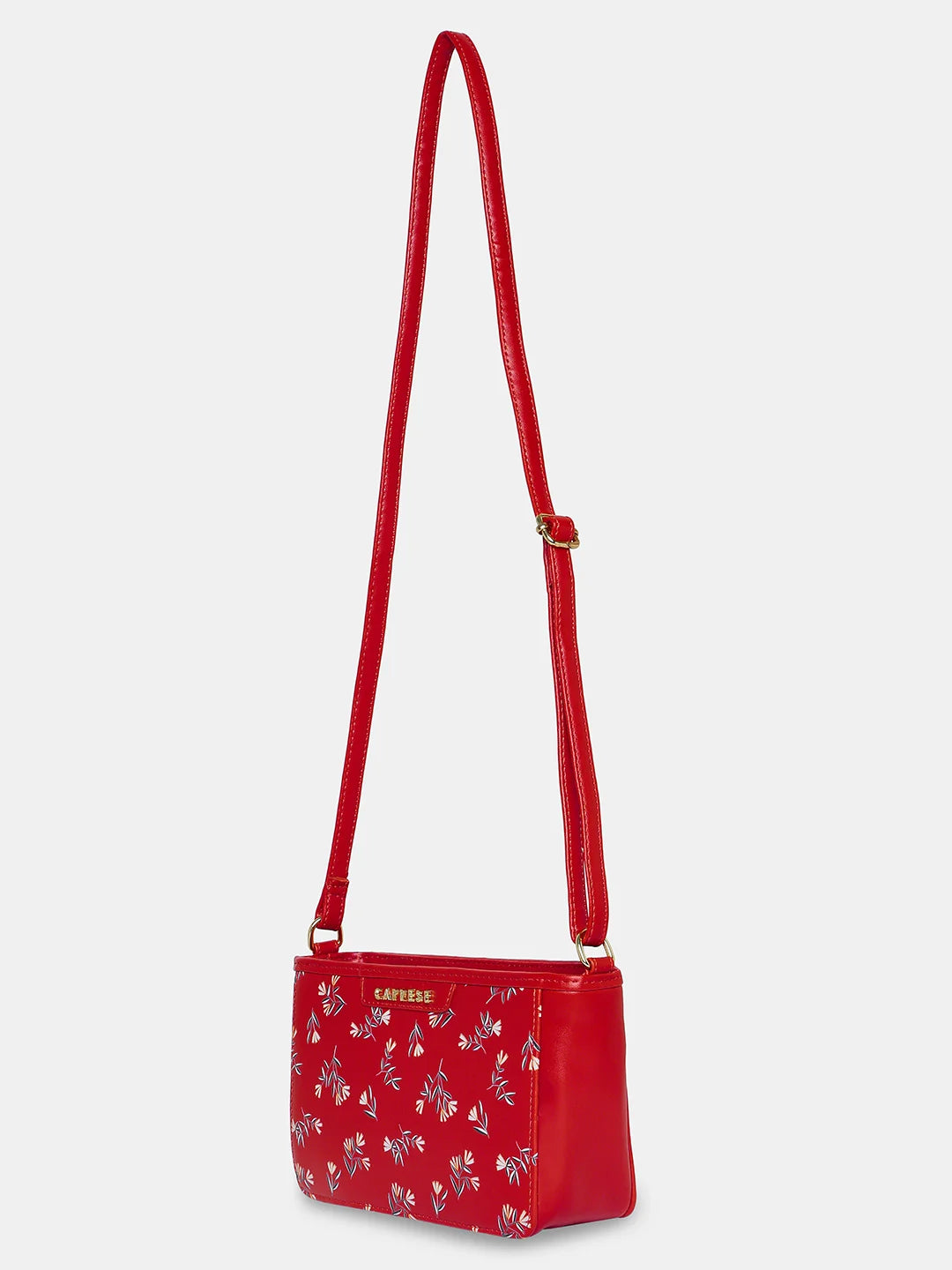 Caprese Merida Small Printed Red Sling Bag - Main Image