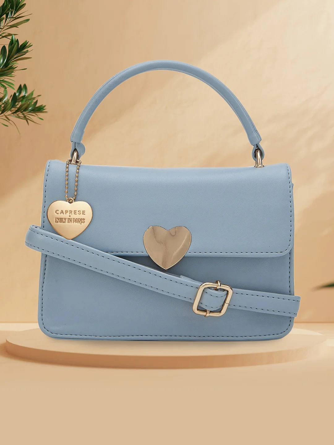 Buy CAPRESE Zipper Cleo Faux Leather Women's Casual Wear Satchel Handbag |  Shoppers Stop