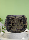 Caprese Miranda Sling Small Croco Womens Handbag Black