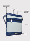 Caprese Marciano Sling Medium Striped Women'S Handbag Navy