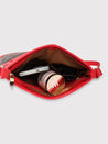 Caprese Marciano Sling Medium Striped Women'S Handbag Red