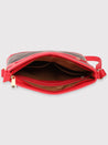 Caprese Marciano Sling Medium Striped Women'S Handbag Red