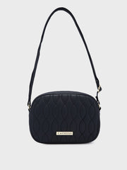 Caprese Mubi Small Black Sling Bag