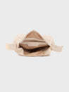Caprese Neo Sling Medium Self Design Womens Handbag Beige