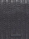 Caprese Neo Sling Medium Self Design Womens Handbag Black
