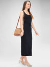 Caprese Neo Sling Medium Self Design Womens Handbag Tan
