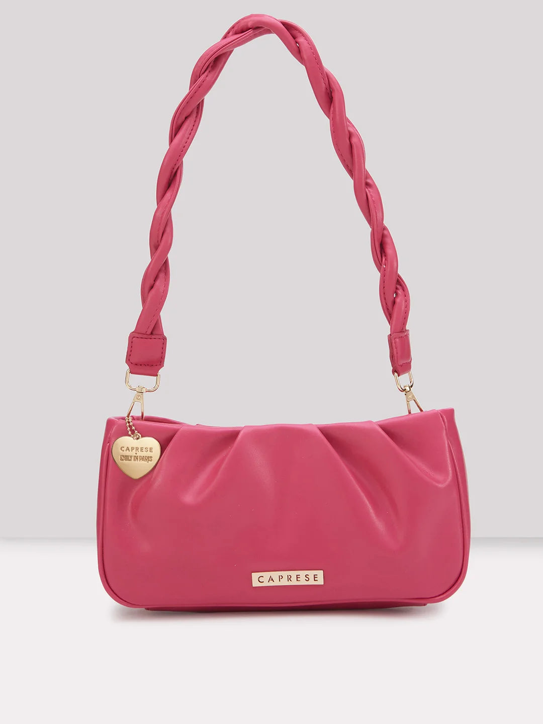 Louisdog Emily Linenaround Bag/Raspberry