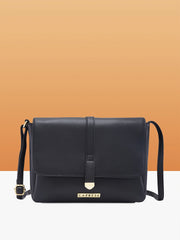 Caprese Romea Medium Black Sling Bag