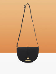 Caprese Romea Small Black Sling Bag