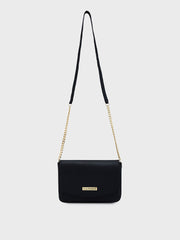 Caprese Shaun Small Black Sling Bag