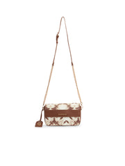 Caprese Shibori Medium Brown Sling Bag