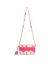 Caprese Shibori Medium Pink Sling Bag