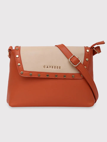 Caprese Shelby Medium Beige Sling Bag