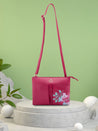 Caprese Shanaya Sling Medium Womens Handbag Burgundy