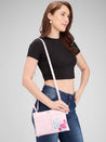 Caprese Shanaya Sling Medium Womens Handbag Pink