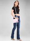 Caprese Shanaya Sling Medium Womens Handbag Pink