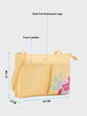 Caprese Shanaya Sling Medium Womens Handbag Yellow