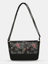 Caprese Snow Sling Small Printed Women'S Handbag Black
