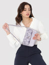 Caprese Snow Sling Small Printed Women'S Handbag Lavender