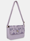 Caprese Snow Sling Small Printed Women'S Handbag Lavender