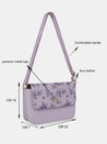 Caprese Snow Sling Small Printed Women'S Handbag Lavender