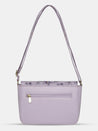Caprese Snow Sling Small Printed Women'S Handbag Lavender