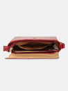 Caprese Snow Sling Small Printed Women'S Handbag Maroon