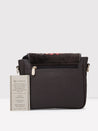 Caprese Tresna Embroidery Large Sling  Handbag Brown